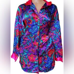 Vintage Victoria's Secret Paisley Floral Nightgown